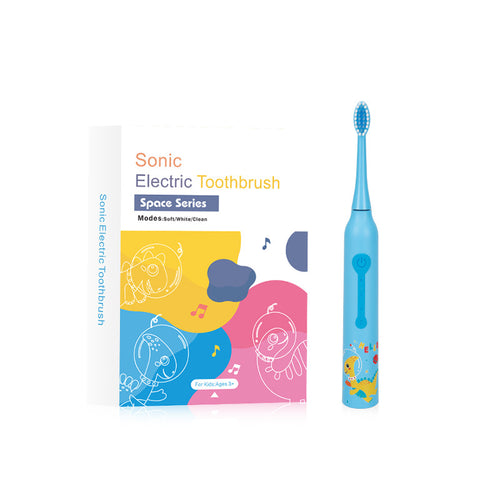 Kids Sonic Electric Toothbrush – Soft Bristles Rechargeable Toothbrush for Ages 3+
