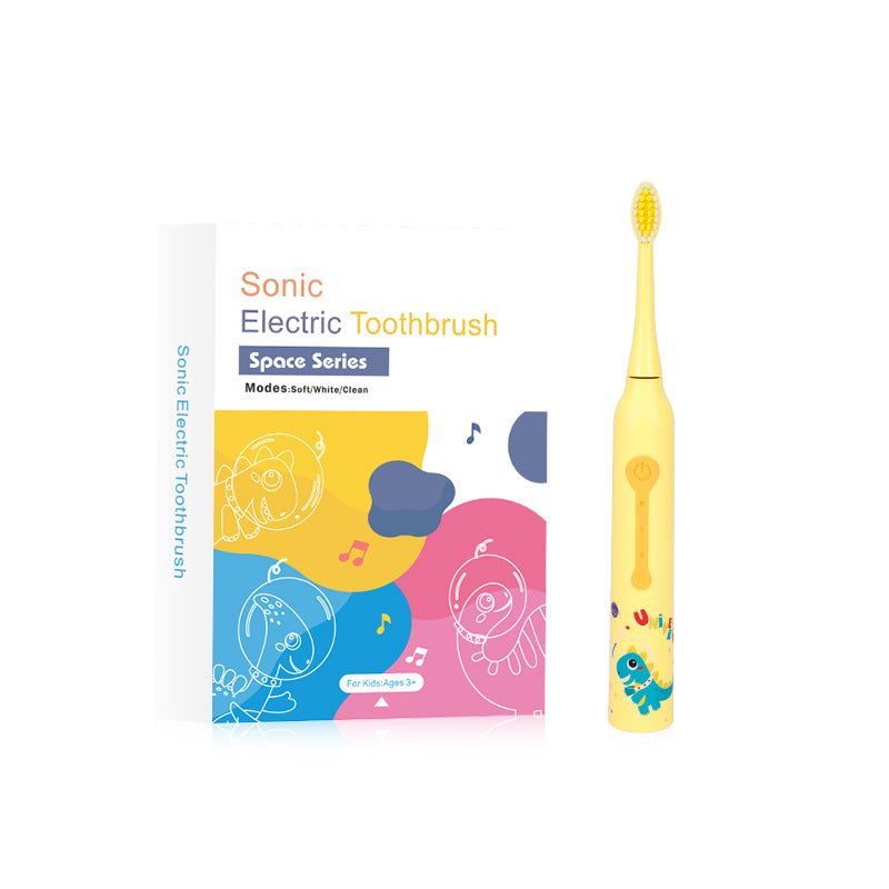 Kids Sonic Electric Toothbrush – Soft Bristles Rechargeable Toothbrush for Ages 3+